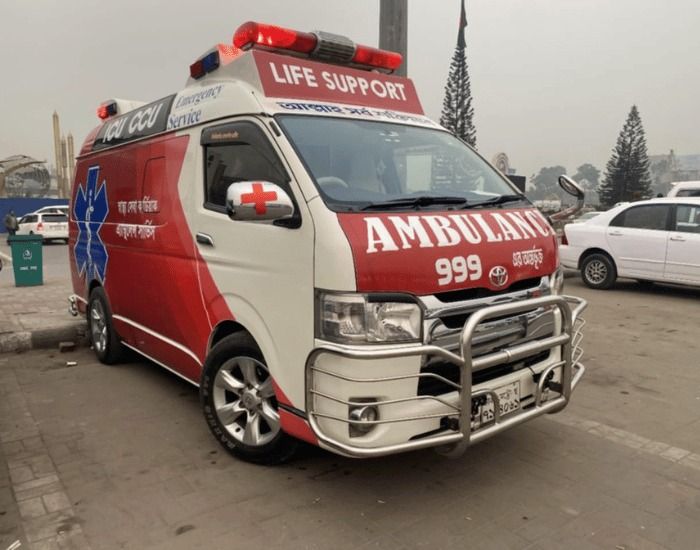 Ambulance BD 24 ICU and CCU ambulance in Dhaka